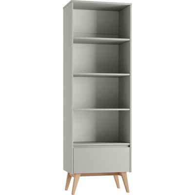 OEM Bibliothèque Colonne Pinio Swing Gris Et Bois OEM Bibliothèque Colonne Pinio Swing Gris Et Bois