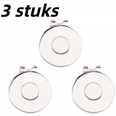 OEM Clip Para Sombrero De 3 Piezas, Marcador De Golf, Diámetro De Moneda Redonda, Marcador De Bola De 25 Mm, Plata OEM Clip Para Sombrero De 3 Piezas, Marcador De Golf, Diámetro De Moneda Redonda, Marcador De Bola De 25 Mm, Plata