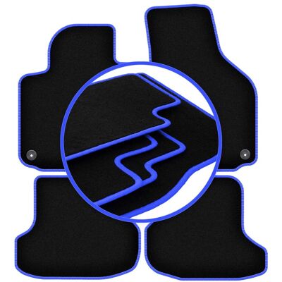 OEM Alfombrillas Carlux-blue Para Volkswagen Golf Vi Cabrio (2011-2016) OEM Alfombrillas Carlux-blue Para Volkswagen Golf Vi Cabrio (2011-2016)