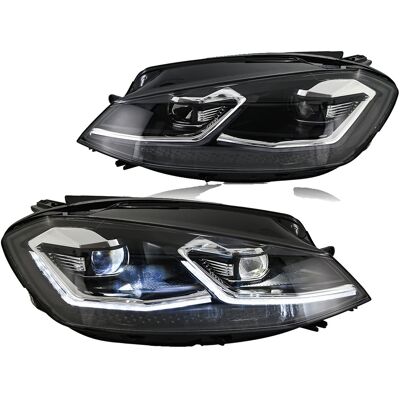 OEM Conjunto De Faros, Iluminación Mejorada, Fácil Instalación, Sombra De Ojos Blanca, Golf 7.5 (2017-2020) OEM Conjunto De Faros, Iluminación Mejorada, Fácil Instalación, Sombra De Ojos Blanca, Golf 7.5 (2017-2020)
