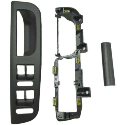 OEM Juego De 3 Manijas Interiores Negras Para Puertas De Golf 4 Con Interruptor Y Soporte Elevador -crezuo OEM Juego De 3 Manijas Interiores Negras Para Puertas De Golf 4 Con Interruptor Y Soporte Elevador -crezuo