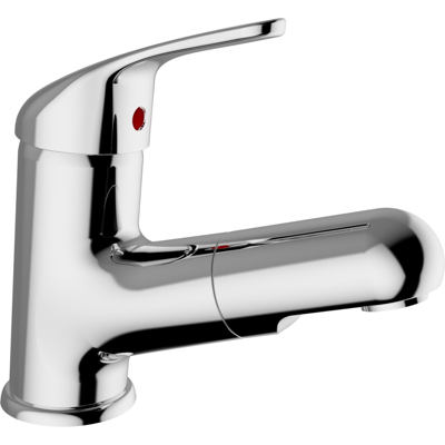 Mezclador de lavabo cromado Teorema Golf Plus Mezclador de lavabo cromado Teorema Golf Plus