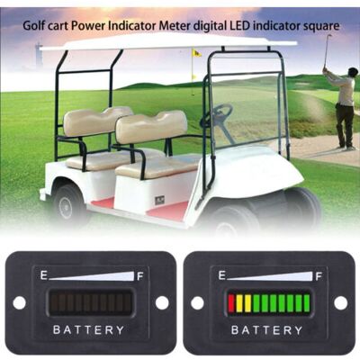 FOCTRO Indicador De Batería Led Con Pantalla Digital, 12 V/24 V, Para Carritos De Golf FOCTRO Indicador De Batería Led Con Pantalla Digital, 12 V/24 V, Para Carritos De Golf