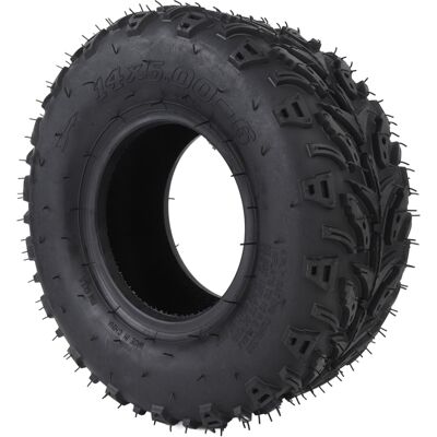 IROVAMI Neumático Delantero 14x5.00-6 Con Llanta, Sin Cámara, Para Quad, Kart, Carrito De Golf Y Minimoto. IROVAMI Neumático Delantero 14x5.00-6 Con Llanta, Sin Cámara, Para Quad, Kart, Carrito De Golf Y Minimoto.