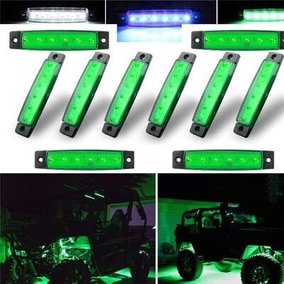 OEM Paquete De 10 Tiras De Luces Led Para Rocas, Luces Para Arcos De Rueda, Luces Led Para Bajos De Camionetas, Carritos De Golf, Jeep Wrangler, Rzr, Vehículos Todoterreno, F150, F250, Motos De Nieve (ver OEM Paquete De 10 Tiras De Luces Led Para Rocas, Luces Para Arcos De Rueda, Luces Led Para Bajos De Camionetas, Carritos De Golf, Jeep Wrangler, Rzr, Vehículos Todoterreno, F150, F250, Motos De Nieve (ver