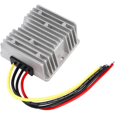 DPZO Regulador De Voltaje Cc, Convertidor Reductor De Cc De 48 V A 24 V, 10 A, 240 W, Transformador Impermeable Para Carrito De Golf (48 V A 24 V, 10 A) DPZO Regulador De Voltaje Cc, Convertidor Reductor De Cc De 48 V A 24 V, 10 A, 240 W, Transformador Impermeable Para Carrito De Golf (48 V A 24 V, 10 A)