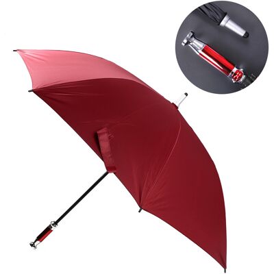 OEM Automatischer Golf-sonnenschirm Mit Geradem Griff – Vip-weinrot – Durchmesser 130 Cm – Uv-schutz OEM Automatischer Golf-sonnenschirm Mit Geradem Griff – Vip-weinrot – Durchmesser 130 Cm – Uv-schutz