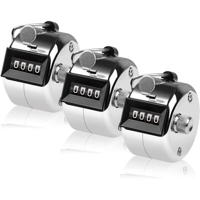 OEM Contador De Clics De 4 Dígitos - Contador Manual De Metal - Marcador Para Campos De Golf OEM Contador De Clics De 4 Dígitos - Contador Manual De Metal - Marcador Para Campos De Golf
