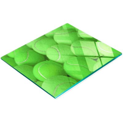 OEM Tablero De Vidrio Decorativo Multifuncional Para Cocina Con Diseño De Pelotas De Tenis, 60x52 Cm. OEM Tablero De Vidrio Decorativo Multifuncional Para Cocina Con Diseño De Pelotas De Tenis, 60x52 Cm.