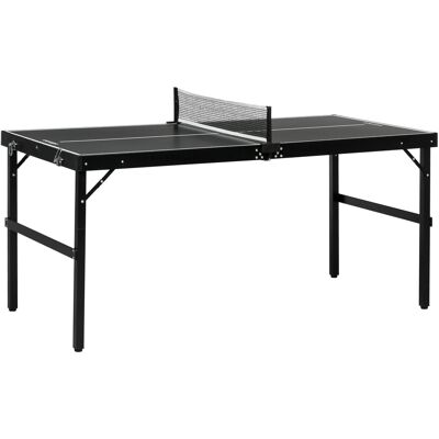 OEM Mesa De Ping Pong Plegable Con Marco De Aluminio Y Red Para Interiores Y Exteriores 152x76x72 Cm Negro OEM Mesa De Ping Pong Plegable Con Marco De Aluminio Y Red Para Interiores Y Exteriores 152x76x72 Cm Negro