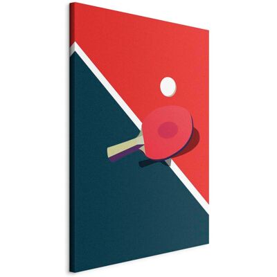 OEM Imagen - Tenis De Mesa - Raqueta Y Pelota Sobre La Mesa OEM Imagen - Tenis De Mesa - Raqueta Y Pelota Sobre La Mesa