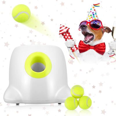 OEM Lanzador De Pelotas Automático , Gjcrafts, 3 Configuraciones De Distancia De Lanzamiento, Máquina Lanzadora De Pelotas De Tenis Interactiva Para Entrenamiento Intelectual Canino Y Diversión (3 Pelotas OEM Lanzador De Pelotas Automático , Gjcrafts, 3 Configuraciones De Distancia De Lanzamiento, Máquina Lanzadora De Pelotas De Tenis Interactiva Para Entrenamiento Intelectual Canino Y Diversión (3 Pelotas