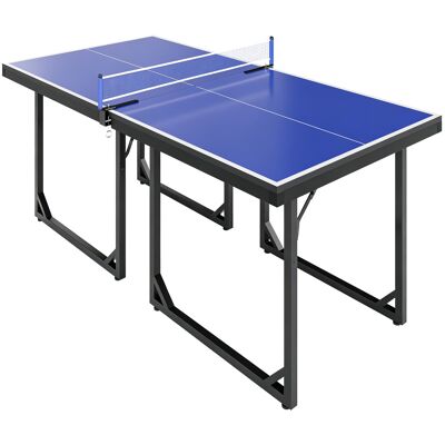 JHY DESIGN Mesa De Ping-pong Plegable De Interior Con Red, No Requiere Montaje, 182 X 91 Cm, Azul Y Morado. JHY DESIGN Mesa De Ping-pong Plegable De Interior Con Red, No Requiere Montaje, 182 X 91 Cm, Azul Y Morado.