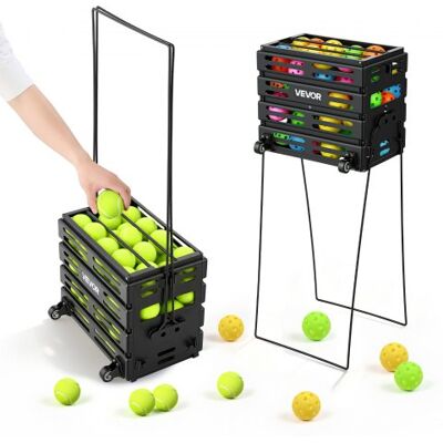 OEM Recogepelotas De Tenis Con Ruedas Y Mango, Cesta Portátil De Tenis Con Soporte, Capacidad Para 80 Pelotas O 52 Pickleball, Altura Ergonómica, Carro Para Entrenamiento Almacenamiento Pista Club OEM Recogepelotas De Tenis Con Ruedas Y Mango, Cesta Portátil De Tenis Con Soporte, Capacidad Para 80 Pelotas O 52 Pickleball, Altura Ergonómica, Carro Para Entrenamiento Almacenamiento Pista Club