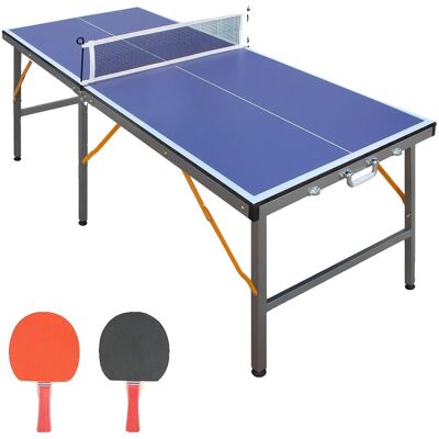 OEM Mesa De Ping Pong Plegable, Incluye Paletas Y Pelotas, Color Azul. OEM Mesa De Ping Pong Plegable, Incluye Paletas Y Pelotas, Color Azul.