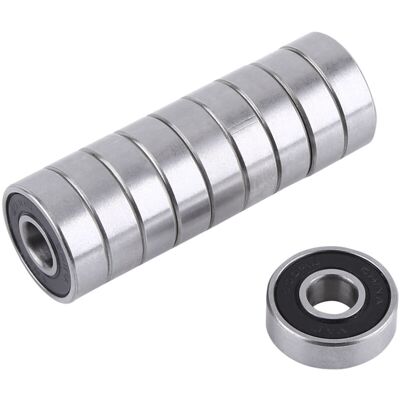 Ineasicer - 10 Rodamientos De Bolas 608-2rs Para Longboard, Compatibles Con Abec, Para Patines, Monopatines Y Scooters (8 Mm X 22 Mm X 7 Mm) Ineasicer - 10 Rodamientos De Bolas 608-2rs Para Longboard, Compatibles Con Abec, Para Patines, Monopatines Y Scooters (8 Mm X 22 Mm X 7 Mm)