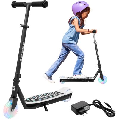OEM Patinete Eléctrico Infantil Fun Wheels, Color Negro Claro, 50 W, 50 Kg, 8 Km/h, 6 Km/h OEM Patinete Eléctrico Infantil Fun Wheels, Color Negro Claro, 50 W, 50 Kg, 8 Km/h, 6 Km/h