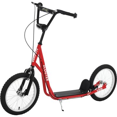OEM Scooter Patinete Para Niños +5 Años Y Adolescentes Con Manillar Ajustable En Altura 2 Neumáticos De Caucho Inflable Con Doble Freno Y Ruedas 16" Carga 100 Kg 139x58x90-96 Cm Rojo OEM Scooter Patinete Para Niños +5 Años Y Adolescentes Con Manillar Ajustable En Altura 2 Neumáticos De Caucho Inflable Con Doble Freno Y Ruedas 16" Carga 100 Kg 139x58x90-96 Cm Rojo