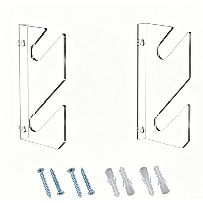 OEM Skateboard Wall Mount - Transparent - For Skateboard Snowboard Longboard - Wall Storage Rack - 2 Pack OEM Skateboard Wall Mount - Transparent - For Skateboard Snowboard Longboard - Wall Storage Rack - 2 Pack