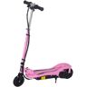 HOMCOM Patinete Scooter Eléctrico Plegable para Niños de 7-14 Años Máx. 50 kg con Altura Ajustable Interruptor de Arranque y Frenos 75x36x82-93 cm - Rosa