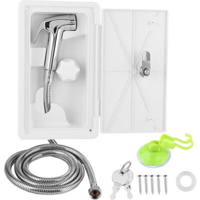 OEM Kit De Cabina De Ducha, Accesorios Para Autocaravanas, Cabina De Ducha Para Caravanas, Cabina De Ducha Exterior Duradera Y Práctica Fabricada En Abs De Alta Calidad, Para Autocaravanas, Barcos Y Uso N OEM Kit De Cabina De Ducha, Accesorios Para Autocaravanas, Cabina De Ducha Para Caravanas, Cabina De Ducha Exterior Duradera Y Práctica Fabricada En Abs De Alta Calidad, Para Autocaravanas, Barcos Y Uso N