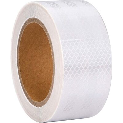 OEM Cinta Reflectante Blanca, 10 M X 5 Cm, Cinta Reflectante Impermeable, Camiones, Motocicletas, Barcos, Remolques, Caravanas, Carritos De Golf OEM Cinta Reflectante Blanca, 10 M X 5 Cm, Cinta Reflectante Impermeable, Camiones, Motocicletas, Barcos, Remolques, Caravanas, Carritos De Golf