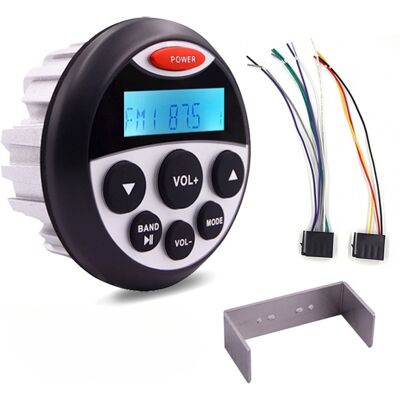 OEM Radio Marina Bluetooth De Aluminio Fundido Resistente Al Agua, Reproductor De Mp3 Para Barcos Y Motocicletas (resistente Al Agua) OEM Radio Marina Bluetooth De Aluminio Fundido Resistente Al Agua, Reproductor De Mp3 Para Barcos Y Motocicletas (resistente Al Agua)