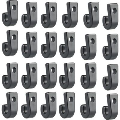 OEM 50 Ganchos En J Para Kayak De Nailon Negro, Ganchos De Plástico Duraderos Para Sujetar Kayaks, Ganchos En Forma De J Para Cuerdas Elásticas De Kayak, Canoas, Botes, Tablas De Paddle Surf, Yates Y Bote OEM 50 Ganchos En J Para Kayak De Nailon Negro, Ganchos De Plástico Duraderos Para Sujetar Kayaks, Ganchos En Forma De J Para Cuerdas Elásticas De Kayak, Canoas, Botes, Tablas De Paddle Surf, Yates Y Bote