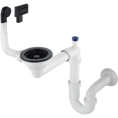 Sifón Space-Saver de Deante - Para Fregadero de Granito - Diámetro 3.5" Sifón Space-Saver de Deante - Para Fregadero de Granito - Diámetro 3.5"