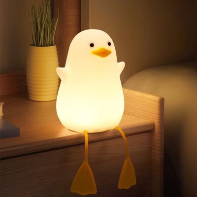 OEM Lámpara De Noche Infantil Con Forma De Pato, Luz Led Ambiental Para La Habitación De Los Niños, Control Táctil, Carga Usb. OEM Lámpara De Noche Infantil Con Forma De Pato, Luz Led Ambiental Para La Habitación De Los Niños, Control Táctil, Carga Usb.