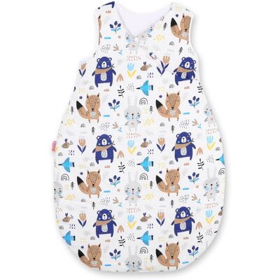 OEM Saco De Dormir De Algodón Para Niños, Talla M (3-12 Meses), Tog 2.5, Aislante Para Todo El Año, Color Azul Marino Con Ositos De Peluche. OEM Saco De Dormir De Algodón Para Niños, Talla M (3-12 Meses), Tog 2.5, Aislante Para Todo El Año, Color Azul Marino Con Ositos De Peluche.
