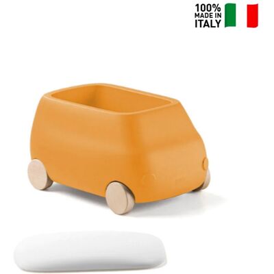 PLUST Juguetes De Máquina De Almacenamiento De Plástico Para Niños Van Mini - Amarillo PLUST Juguetes De Máquina De Almacenamiento De Plástico Para Niños Van Mini - Amarillo