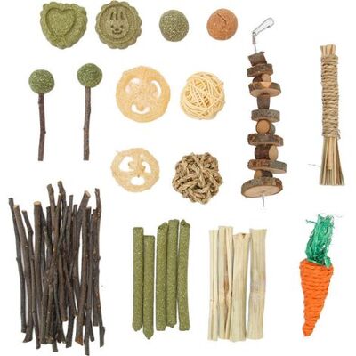 OEM Juego De Juguetes Para Masticar Para Conejos: Cuerda Natural, Bola De Ratán, Pastel De Hierba, Rodajas De Lufa, Bambú Dulce, Juguete Para Masticar Para Hámsteres. OEM Juego De Juguetes Para Masticar Para Conejos: Cuerda Natural, Bola De Ratán, Pastel De Hierba, Rodajas De Lufa, Bambú Dulce, Juguete Para Masticar Para Hámsteres.