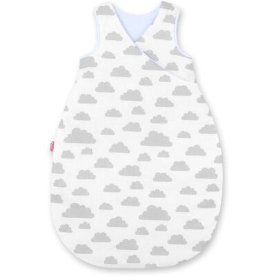 OEM Saco De Dormir De Algodón Para Niños De 3 A 12 Meses, Talla M, Tog 2.5, Aislante Para Todo El Año - Gris Nubes/azul OEM Saco De Dormir De Algodón Para Niños De 3 A 12 Meses, Talla M, Tog 2.5, Aislante Para Todo El Año - Gris Nubes/azul