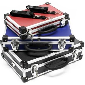 HELLOSHOP26 Juego De Maletas De Aluminio Caja De Aluminio Maleta De Aluminio Caja De Herramientas 3 Maletas Negro Azul Rojo 160002514 HELLOSHOP26 Juego De Maletas De Aluminio Caja De Aluminio Maleta De Aluminio Caja De Herramientas 3 Maletas Negro Azul Rojo 160002514