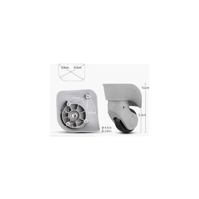 OEM Ruedas Para Maleta, Ruedas De Repuesto, 2 Unidades, Color Gris, Goma Silenciosa, Multidireccionales. Para Propietarios De Maletas/equipaje. OEM Ruedas Para Maleta, Ruedas De Repuesto, 2 Unidades, Color Gris, Goma Silenciosa, Multidireccionales. Para Propietarios De Maletas/equipaje.