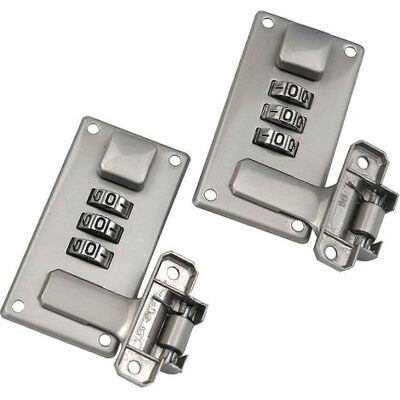 OEM Presillas Para Maleta, Candado De Combinación Para Equipaje, Presilla Para Caja De Herramientas Con Candado De Combinación, 3 Posiciones OEM Presillas Para Maleta, Candado De Combinación Para Equipaje, Presilla Para Caja De Herramientas Con Candado De Combinación, 3 Posiciones
