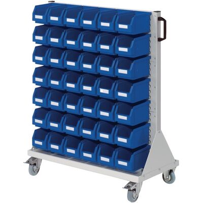 RASTERPLAN Rastermobil Roller Trolley H1230xl1000xp500mm Caja 42 X Tamaño 6 Bl RASTERPLAN Rastermobil Roller Trolley H1230xl1000xp500mm Caja 42 X Tamaño 6 Bl
