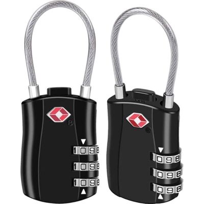 OEM Candado De Seguridad De Aleación De Zinc, Candado De Viaje Con Combinación De 3 Dígitos Para Maletas Y Mochilas, Paquete De 2 OEM Candado De Seguridad De Aleación De Zinc, Candado De Viaje Con Combinación De 3 Dígitos Para Maletas Y Mochilas, Paquete De 2