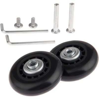 OEM Rueda De Maleta, Rueda De Equipaje, Ejes Y Ruedas, 2 Ruedas De Repuesto Con Ejes De Cojinetes 70 X 24 Mm – Ruedas De Repuesto Para Maletas Para Reparación De Maletas OEM Rueda De Maleta, Rueda De Equipaje, Ejes Y Ruedas, 2 Ruedas De Repuesto Con Ejes De Cojinetes 70 X 24 Mm – Ruedas De Repuesto Para Maletas Para Reparación De Maletas
