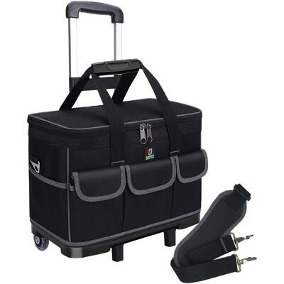 TREETALK Bolsa De Herramientas De Lona Para Almacenamiento, Bolsa Grande Para Electricista, Bolsa De Herramientas Oxford Para Cables De Sujetador, Grande, 452530cm TREETALK Bolsa De Herramientas De Lona Para Almacenamiento, Bolsa Grande Para Electricista, Bolsa De Herramientas Oxford Para Cables De Sujetador, Grande, 452530cm