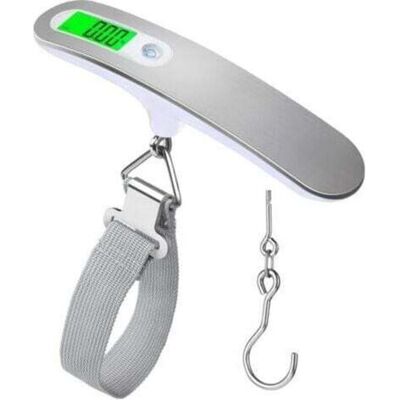 OEM (plata) Báscula De Equipaje De Alta Precisión Báscula Portátil Para Maletas Báscula Digital Electrónica De Bolsillo 110 Lb / 50 Kg Báscula De Viaje Digital Colgante Con Gancho OEM (plata) Báscula De Equipaje De Alta Precisión Báscula Portátil Para Maletas Báscula Digital Electrónica De Bolsillo 110 Lb / 50 Kg Báscula De Viaje Digital Colgante Con Gancho