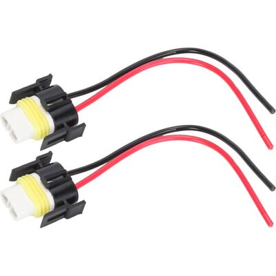 OEM 2 Conectores Hembra De Cerámica H11 De 2 Pines Para Cableado De 12-24 V, Reemplazo De Enchufe OEM 2 Conectores Hembra De Cerámica H11 De 2 Pines Para Cableado De 12-24 V, Reemplazo De Enchufe