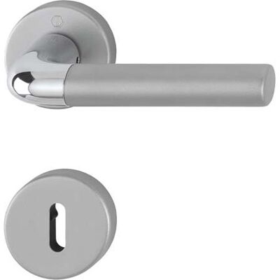 Hoppe Bremen Juego de Manillas de Puerta de Aluminio - Interior - Cuadrado 8mm Hoppe Bremen Juego de Manillas de Puerta de Aluminio - Interior - Cuadrado 8mm