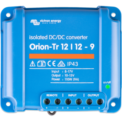 Convertidor de corriente continua Victron Energy Orion-Tr 12/12-9A - 110W Convertidor de corriente continua Victron Energy Orion-Tr 12/12-9A - 110W