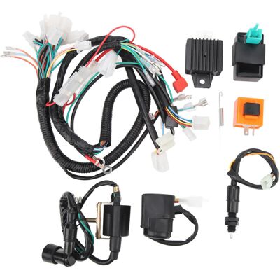 OEM Kit De Arnés De Cableado Para Motor De Metro De Alto Rendimiento, Estable Y De Alta Resistencia Para Ct70 1969-1994, 12v, Material Abs. OEM Kit De Arnés De Cableado Para Motor De Metro De Alto Rendimiento, Estable Y De Alta Resistencia Para Ct70 1969-1994, 12v, Material Abs.