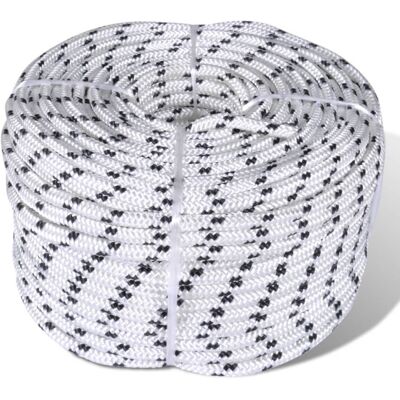 vidaXL Línea de bărci con frânghie împletită din poliester 14 mm x 50 m - Rope vidaXL Línea de bărci con frânghie împletită din poliester 14 mm x 50 m - Rope