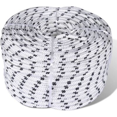 vidaXL Cuerda Trenzada de Barco Poliéster 12 mm x 50 m - Rope/Leash vidaXL Cuerda Trenzada de Barco Poliéster 12 mm x 50 m - Rope/Leash