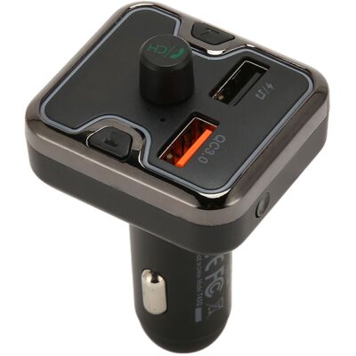 GOTRAYS Adaptador De Música Para Coche, Llamadas Manos Libres, Sonido Sin Pérdidas, Carga Rápida, Navegación, Indicaciones De Voz, Transmisor Bluetooth Para Coche. GOTRAYS Adaptador De Música Para Coche, Llamadas Manos Libres, Sonido Sin Pérdidas, Carga Rápida, Navegación, Indicaciones De Voz, Transmisor Bluetooth Para Coche.