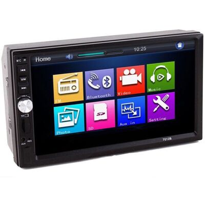 Radio de coche Trade Shop 7" Pantalla táctil Bluetooth MP3 con mando a distancia Radio de coche Trade Shop 7" Pantalla táctil Bluetooth MP3 con mando a distancia